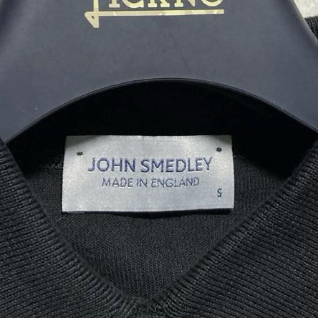 良品 JOHN SMEDLEY シーアイランドコットン ポロシャツ 黒 JOHN SMEDLEY ジョンスメドレー メンズ 半袖 ニットポロシャツ