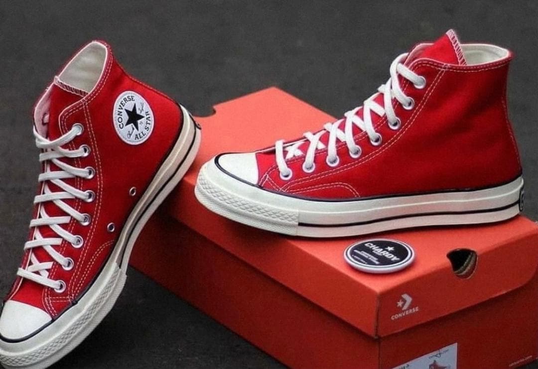 「新品未使用」赤 ハイカット ct70 26.5cm