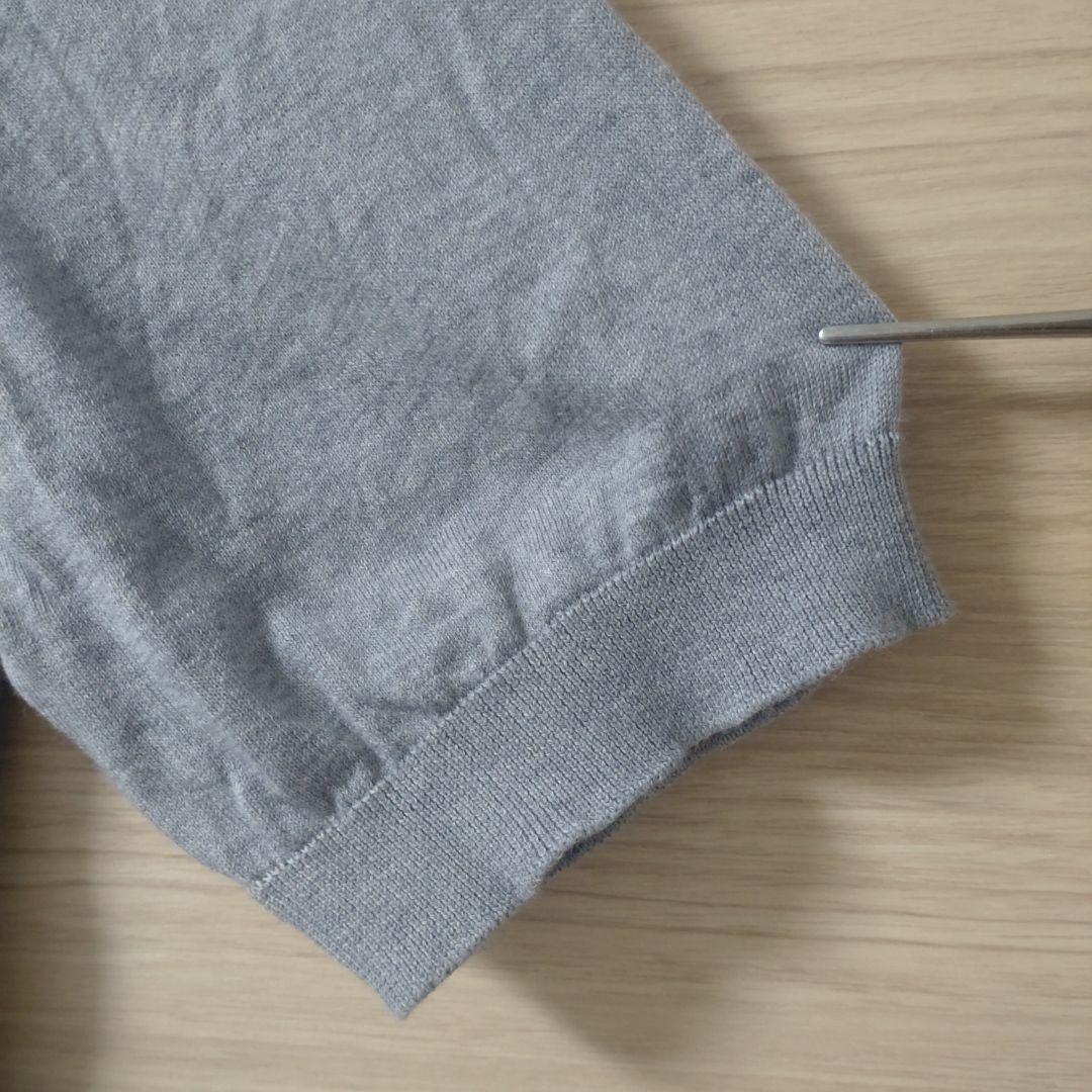JOHN SMEDLEY グレー ショートスリーブ ニット M JOHN SMEDLEY（ジョンスメドレー）｜JOHN SMEDLEY（ジョン