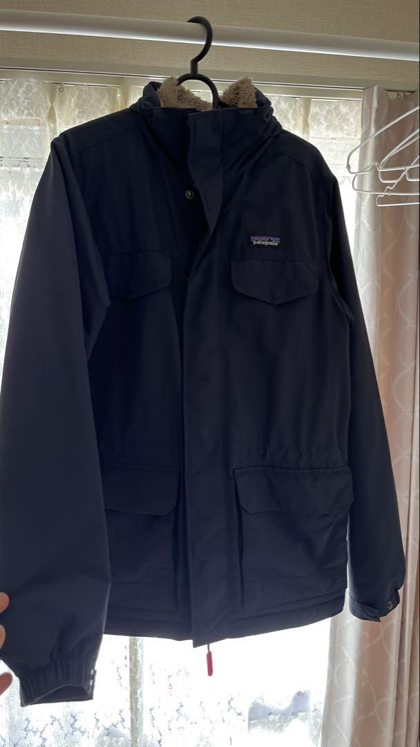 patagonia パタゴニアイスマスパーカー ネイビー Sサイズ - メルカリ