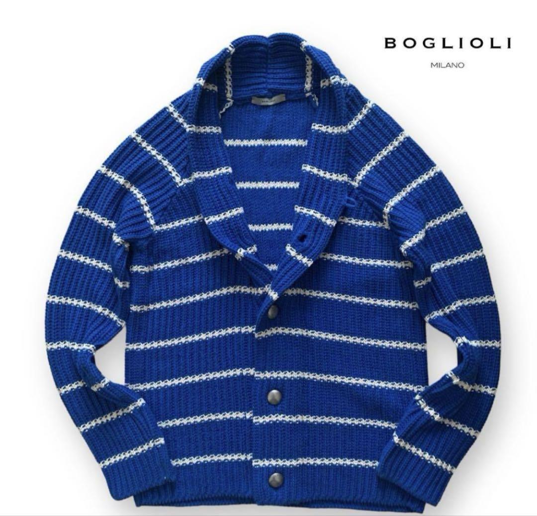 BOGLIOLI/ボリオリ　ボーダーサマーニット