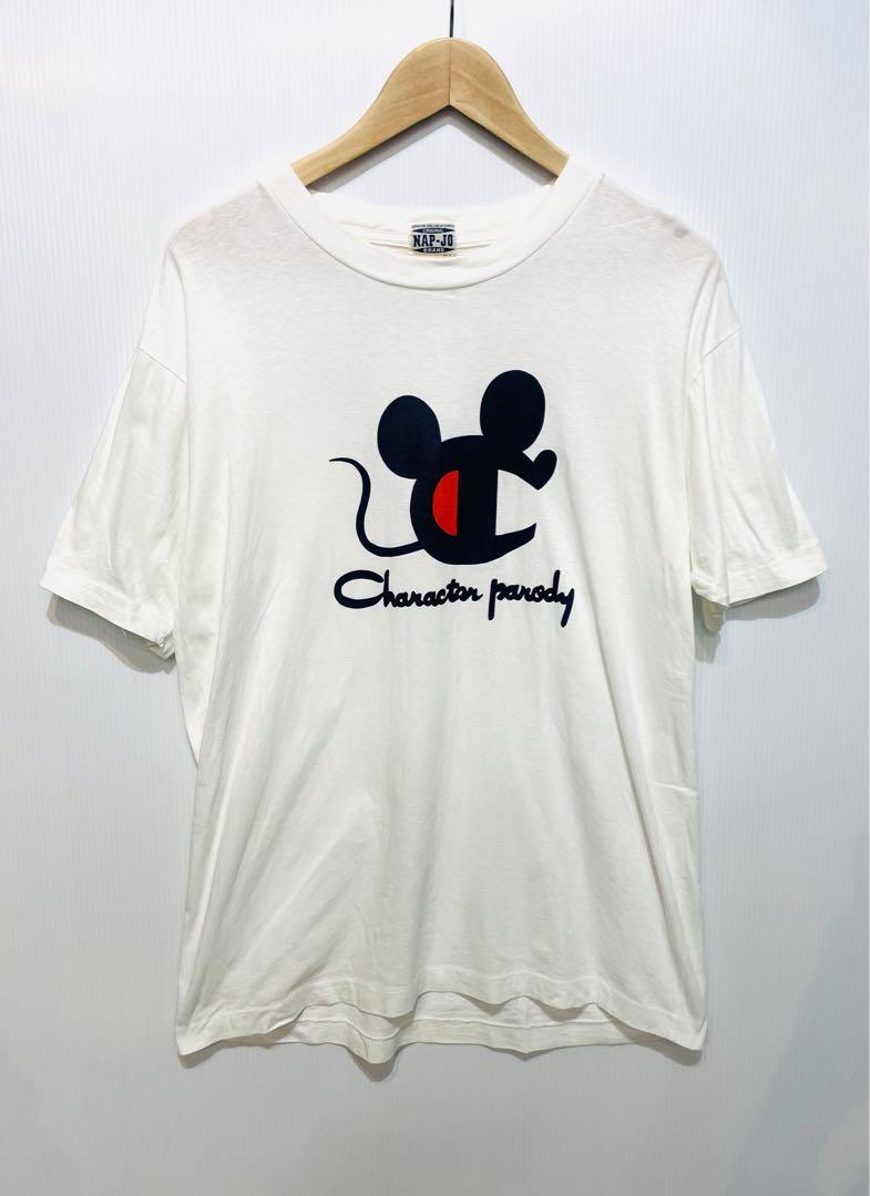 90's NAP-JO キャラクターパロディー Tシャツ ヴィンテージ 企業