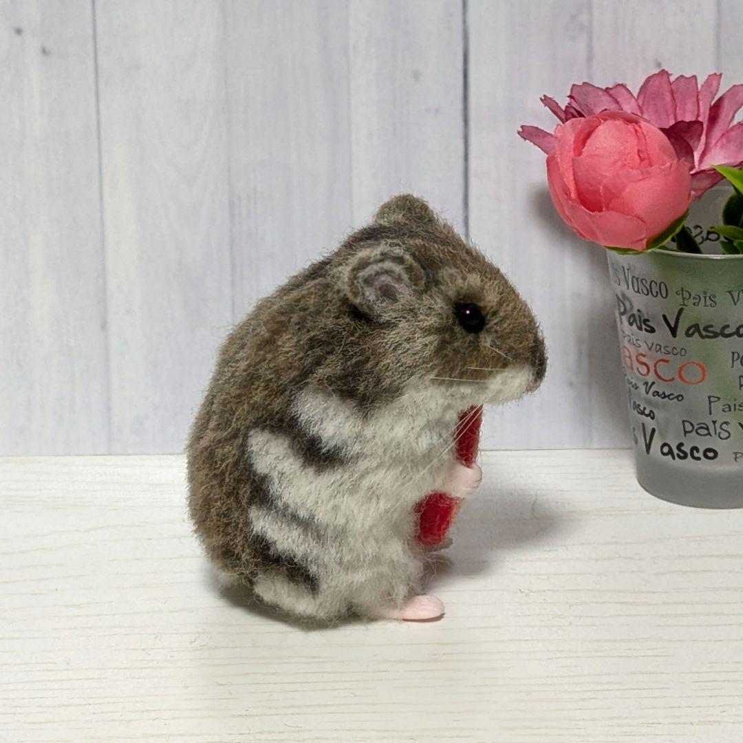 ちゃーこ ハムスター 羊毛フェルト