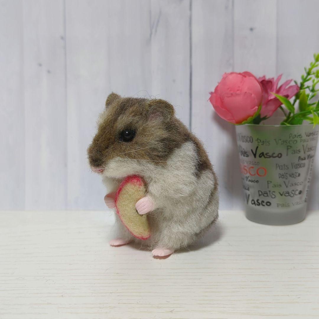 ちゃーこ ハムスター 羊毛フェルト