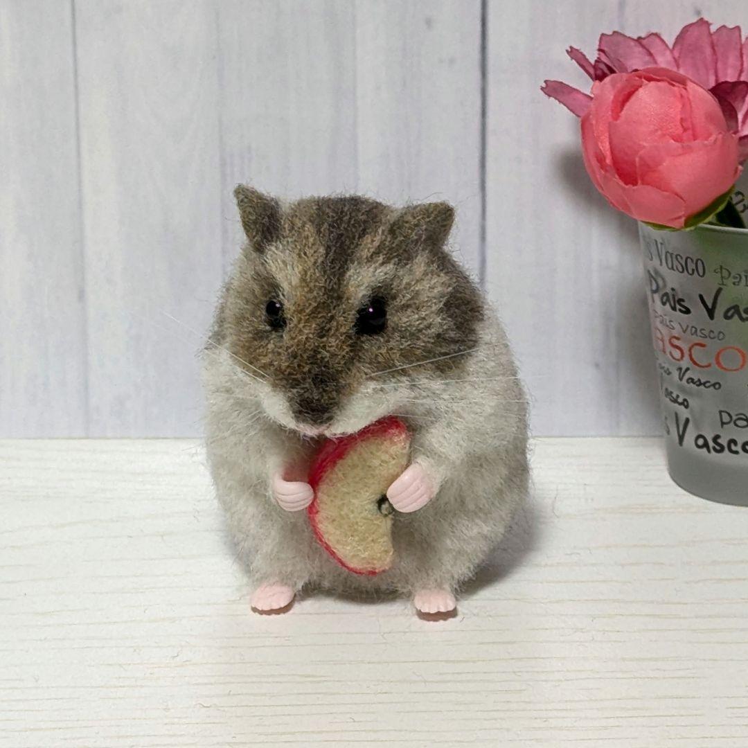 ちゃーこ ハムスター 羊毛フェルト