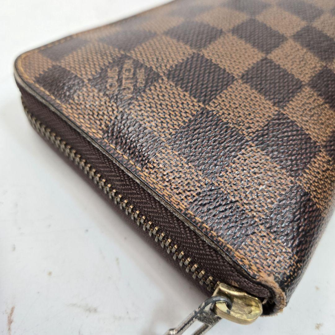LOUIS VUITTON ジッピー オーガナイザー ダミエエベヌ 長財布