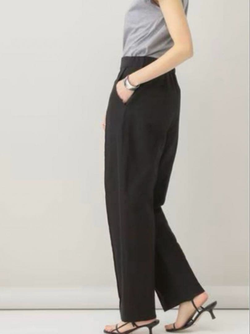 コットンリネンワッシャーパンツ