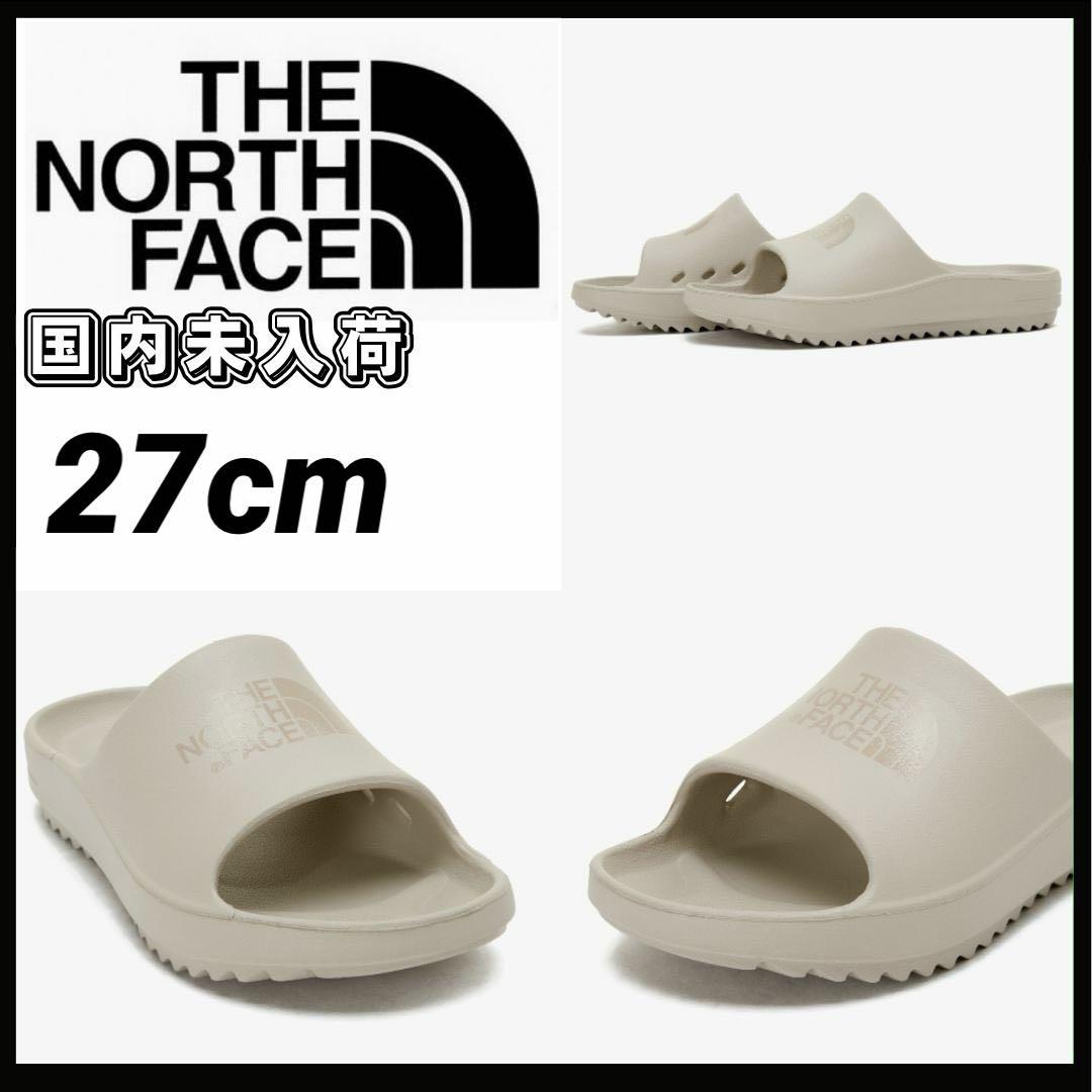 韓国限定 ノースフェイス　リカバリ スライドサンダル　27センチ　ベージュ　新品