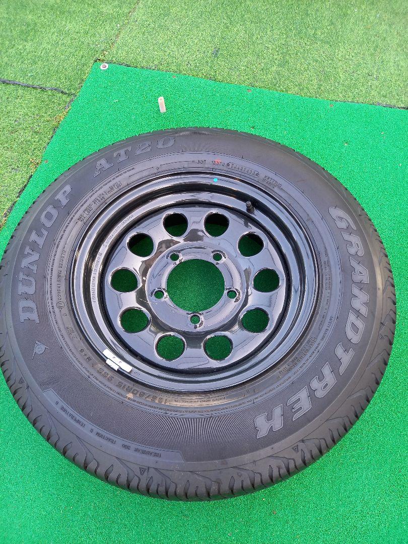 ジムニーシエラ JB74 純正スペアタイヤホイールカバー付き【美品】