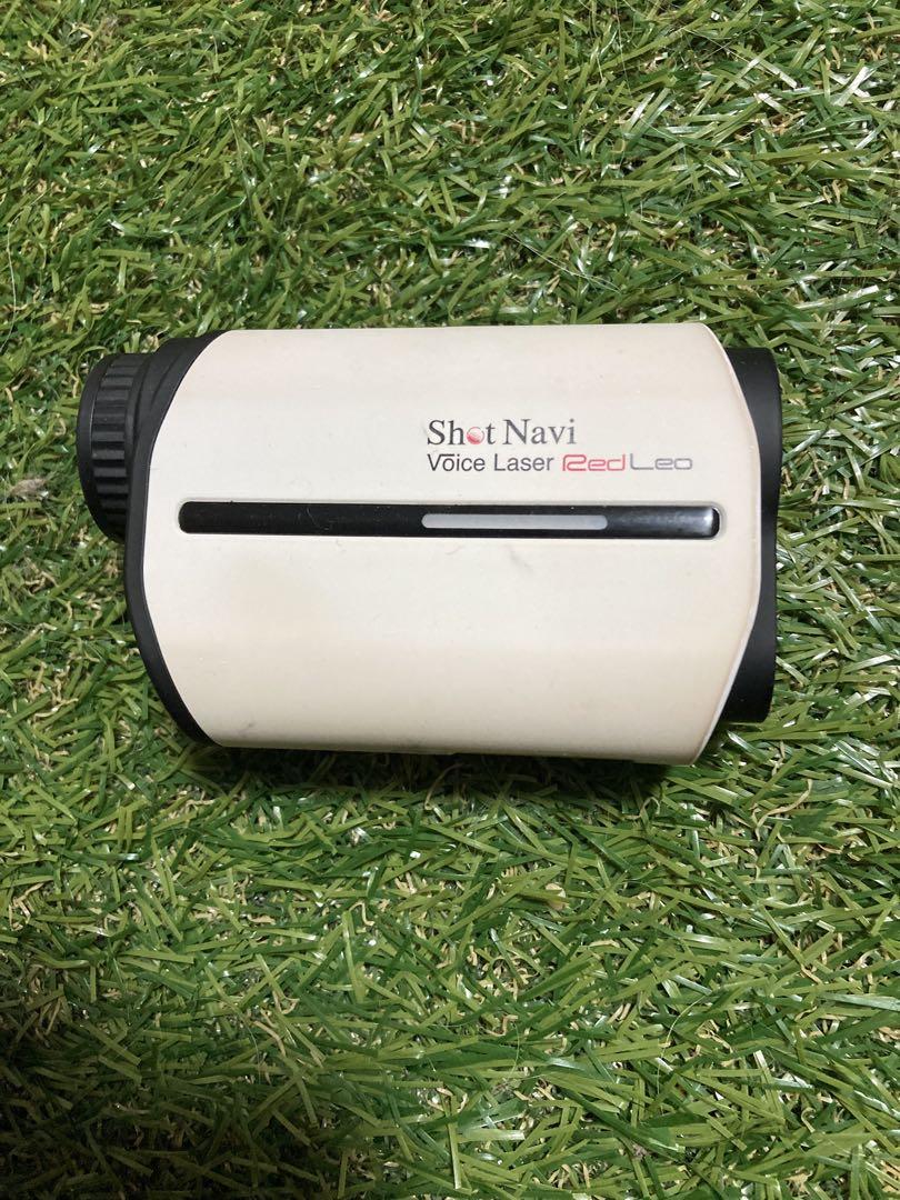 ショットナビ　ボイスレーザーレッドレオ　白　中古
