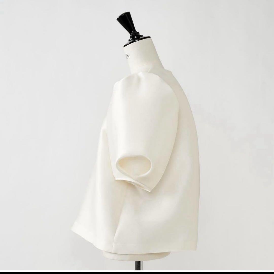 Heve へイヴ heve シアーバブリーブラウス　バニラ 人気商品