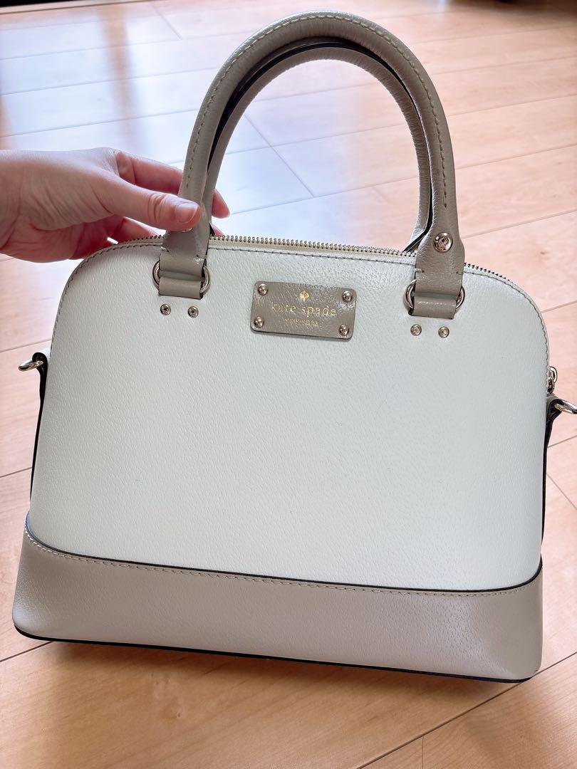 kate spade 2WAY ショルダーバッグ ホワイト・ベージュ