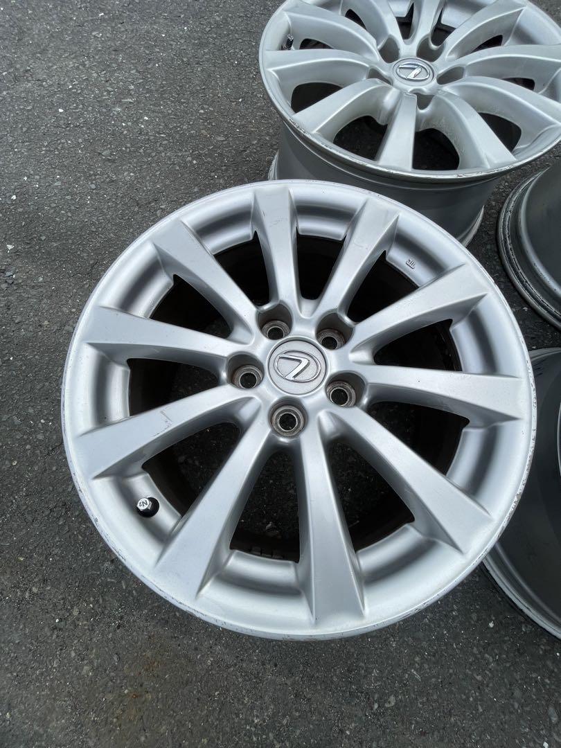 中古 レクサス IS 純正 アルミホイール 17×8J +45 4本