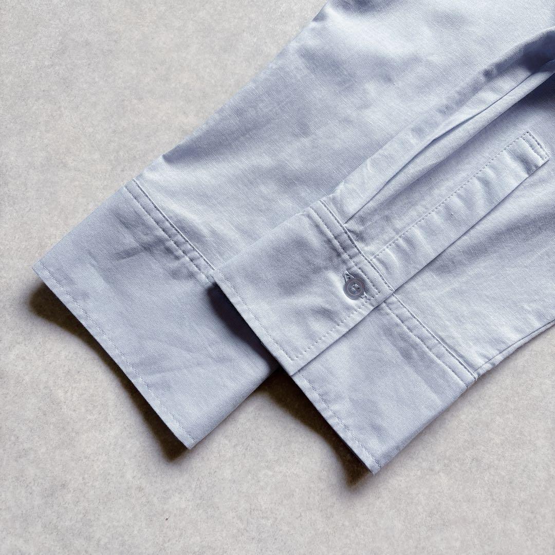 未使用級★BEARDSLEY｜定価2万 24SS 綿麻ボイル2WAYビッグシャツ