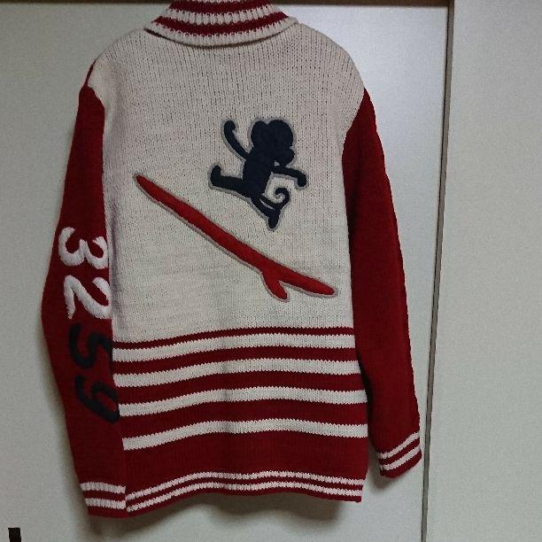 手編み風カーディガン、メンズ新品Mサイズ