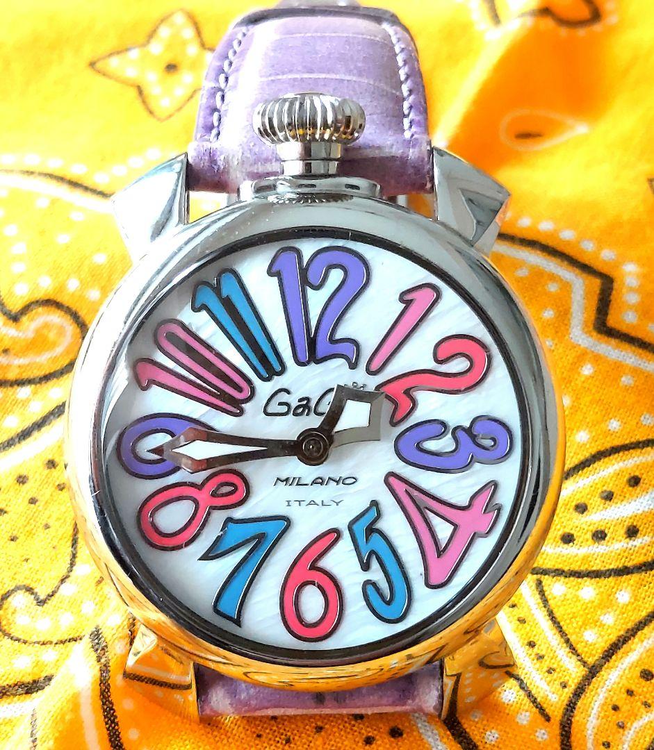③稼動品です ガガミラノ マニュアーレ 40 レディース/ボーイズ 腕時計