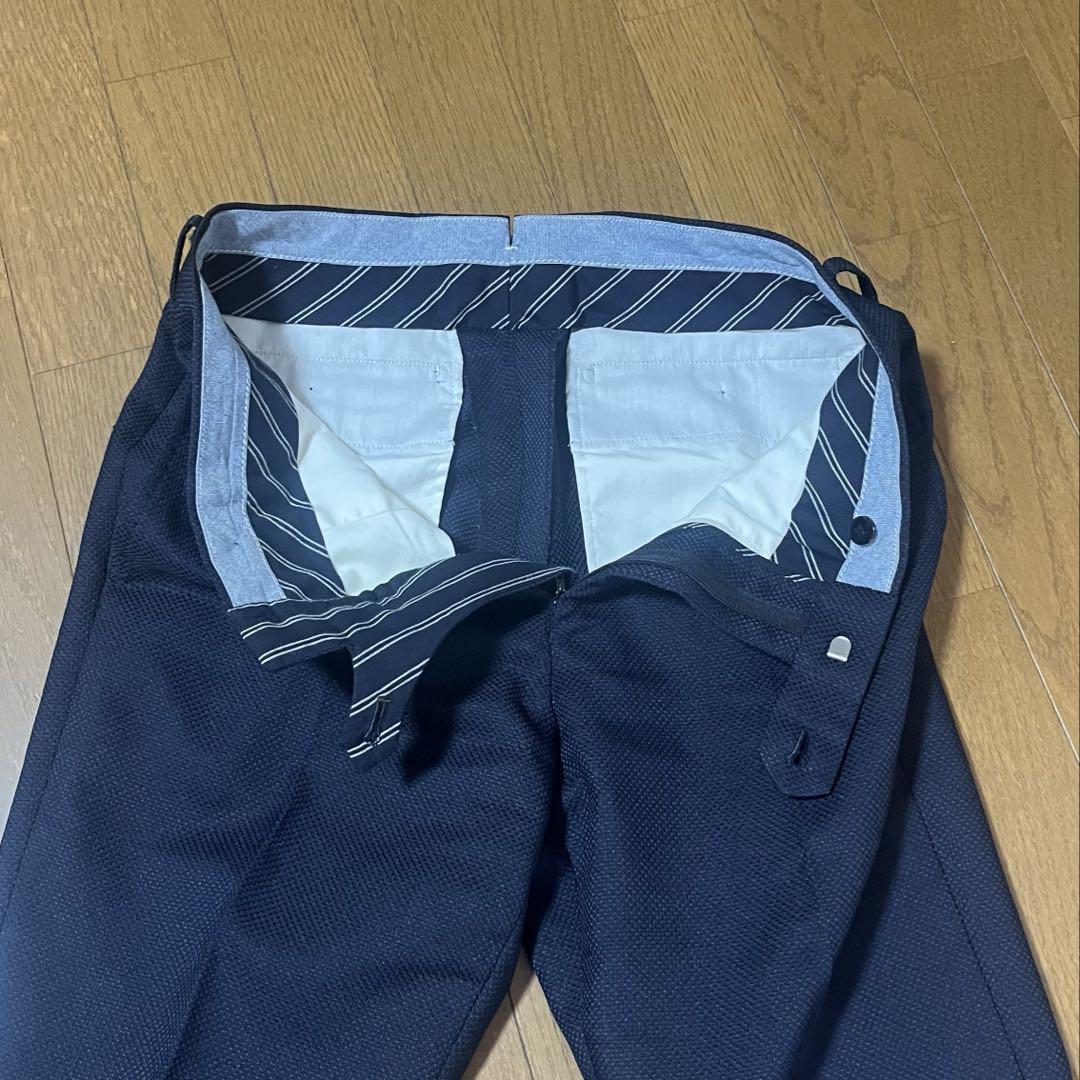 マッキントッシュフィロソフィー ナンバーゼロ トロッター セットアップ 紺 38