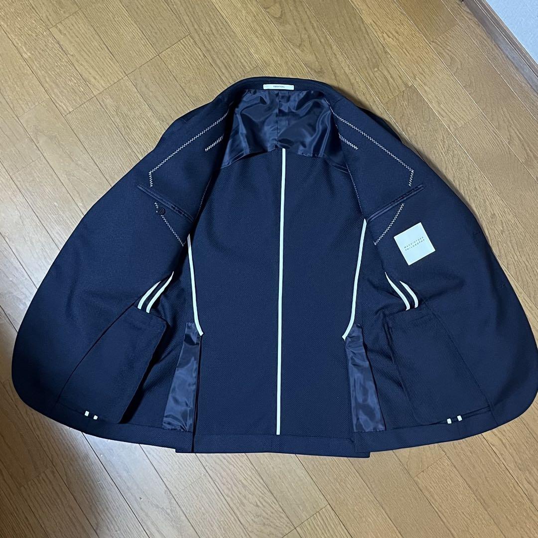 マッキントッシュフィロソフィー ナンバーゼロ トロッター セットアップ 紺 38