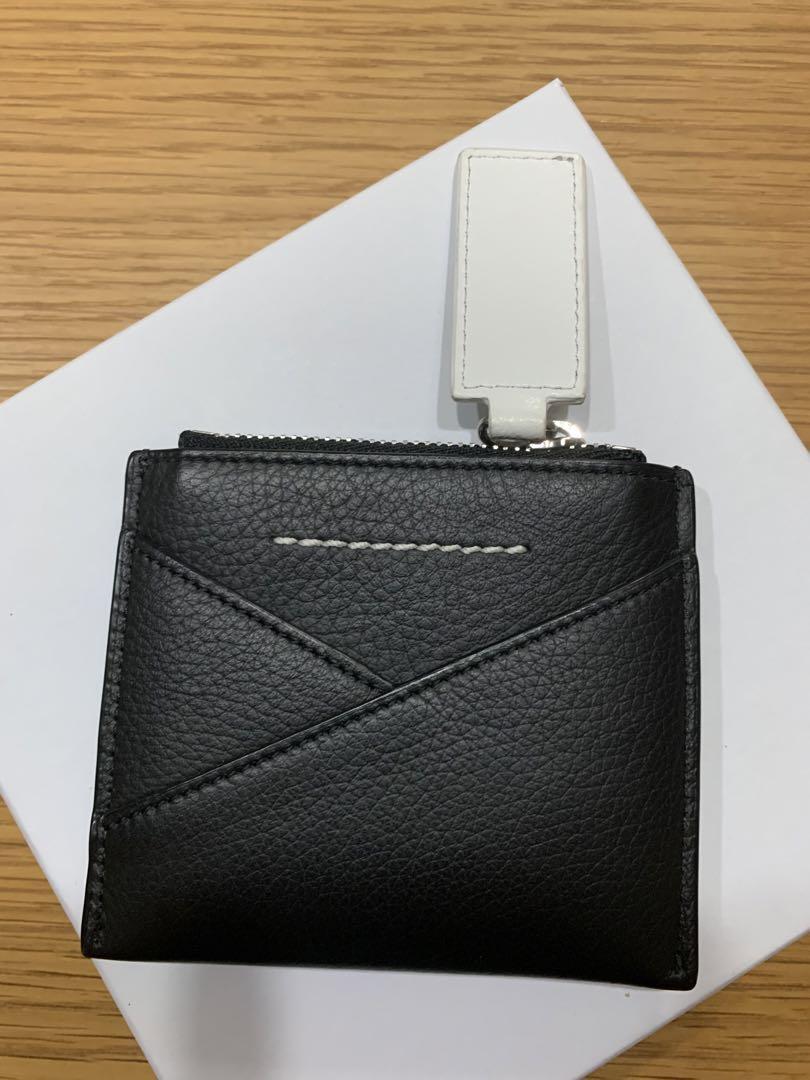 【美品】MM6 Maison Margiela 黒 レザー コインケース