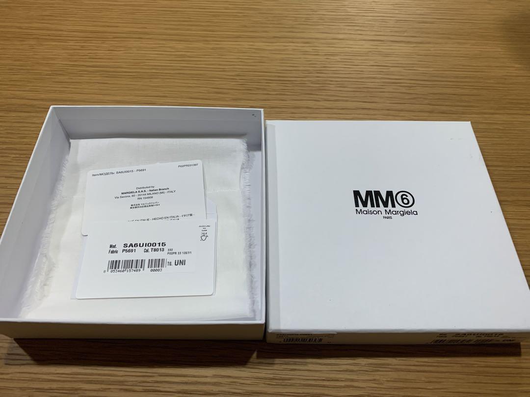 【美品】MM6 Maison Margiela 黒 レザー コインケース