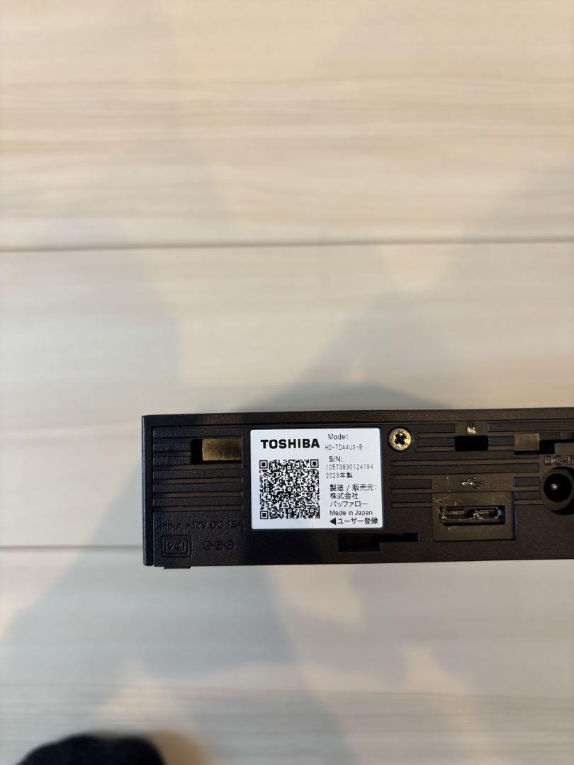 Buffalo 4TB ポータブルハードディスク