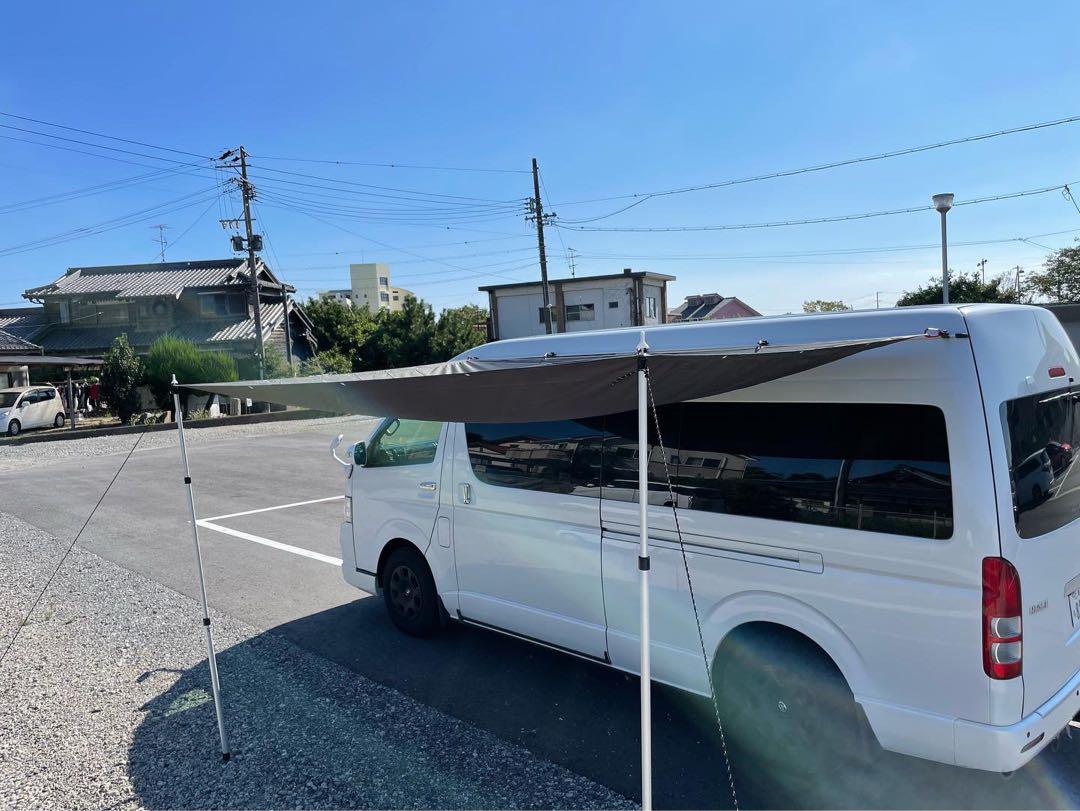 再入荷！カーサイドタープ ハイエース バンライフ 車中泊