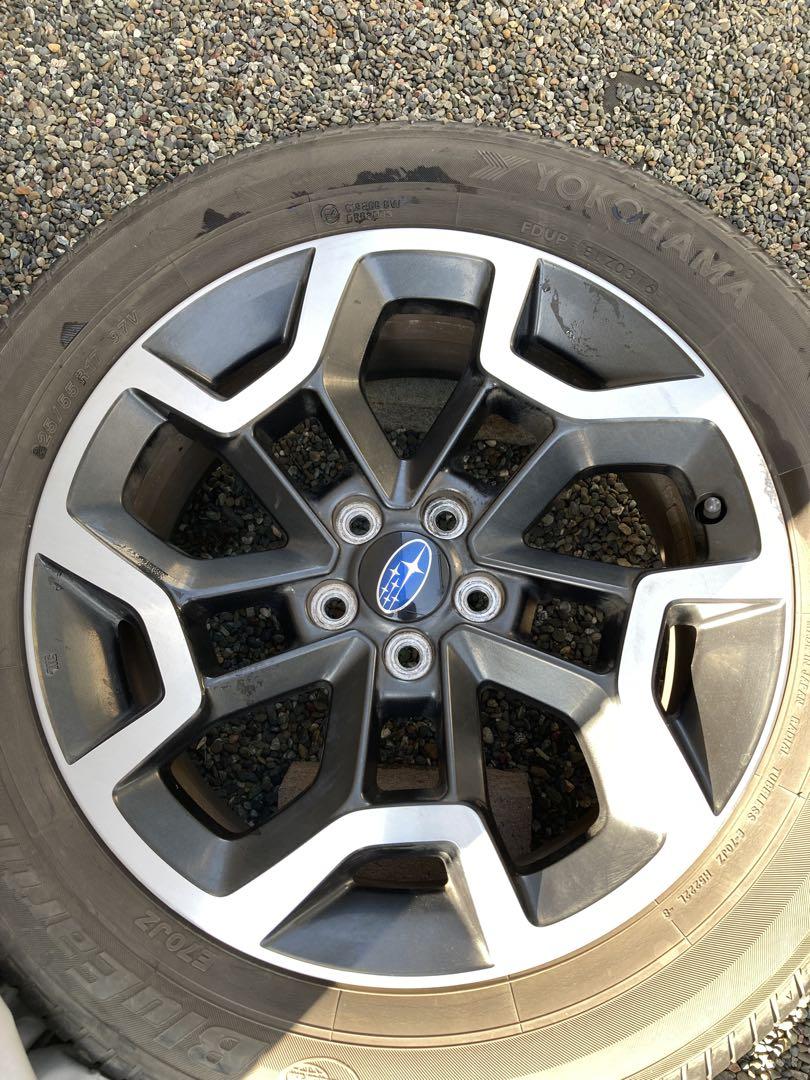 スバル 17インチ ホイールセット225/55r17