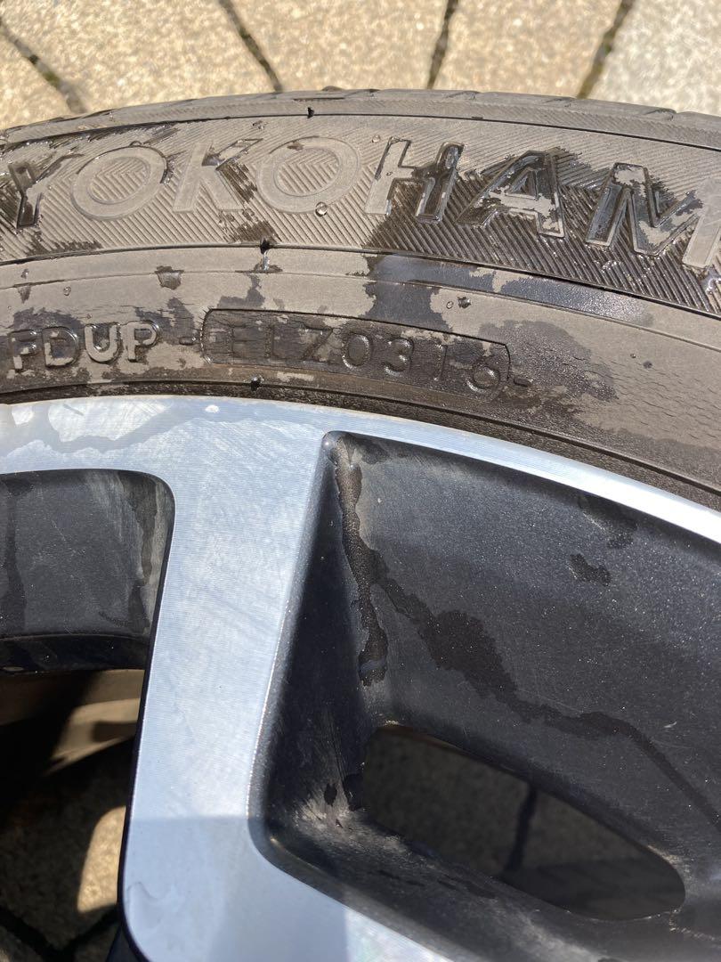 スバル 17インチ ホイールセット225/55r17