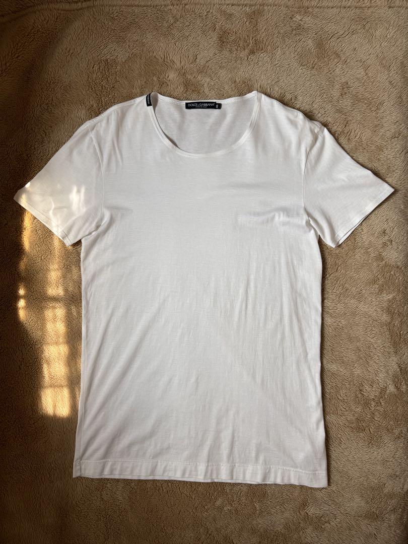 Dolce&Gabbana ドルガバ ホワイト 半袖Tシャツ (46) - メルカリ