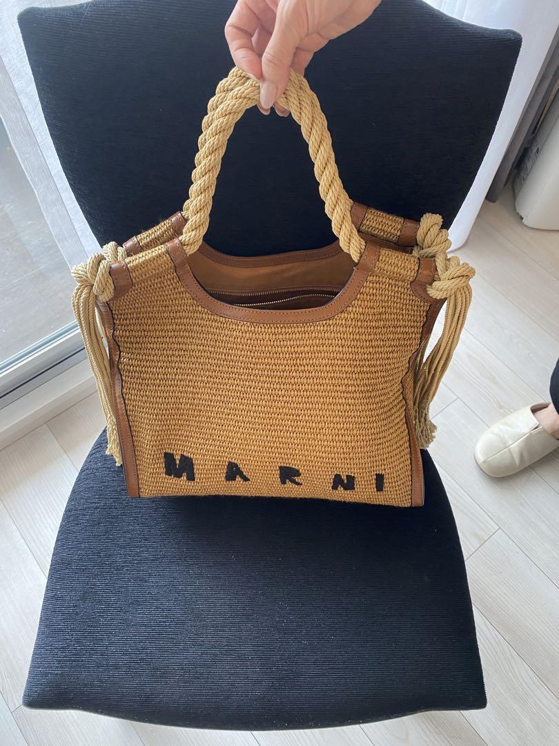 マルニ　ハンドバッグ　ロープハンドル