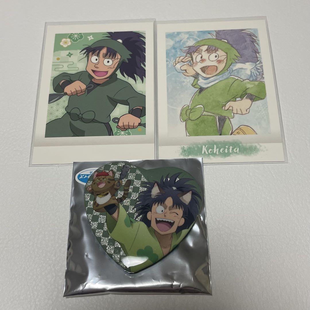 忍たま乱太郎 ナンジャタウン ハート缶バッジ ぱしゃこれ 七松