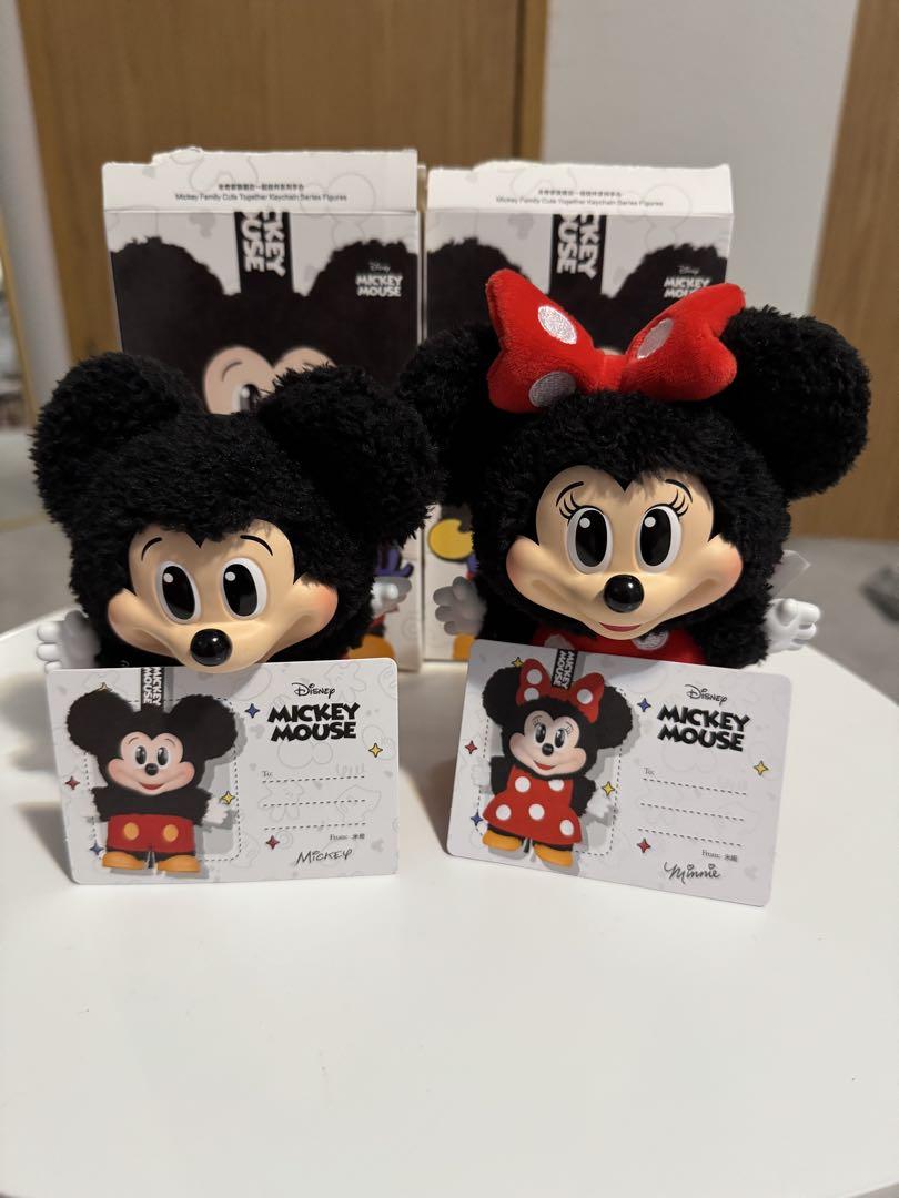 POP MART×DISNEY ミッキー-ミニー キーチェーン