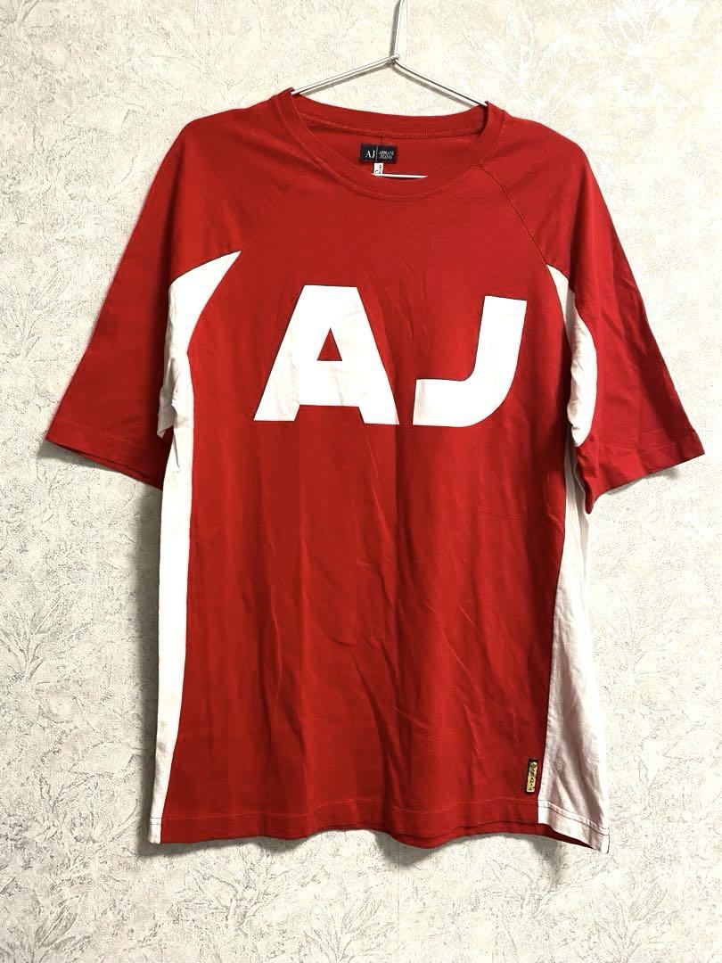 ★アルマーニジーンズ★Tシャツ✖️フレアジャージセットアップ★美品★ロゴ映え★