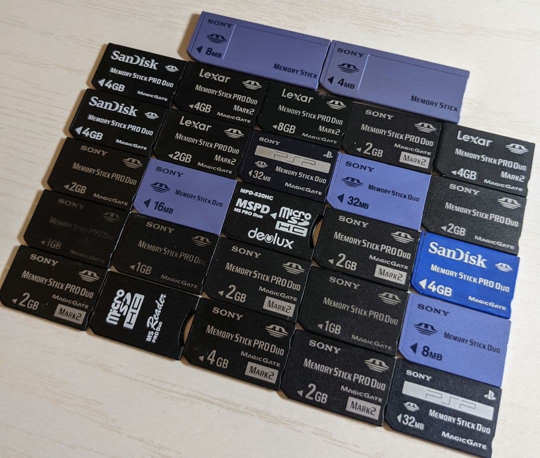 メモリースティック27個まとめセット 8GB以下 Sandisk SONYなど