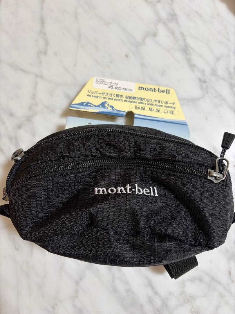 【新品未使用】mont-bell モンベル　デルタガセットポーチ S ブラック