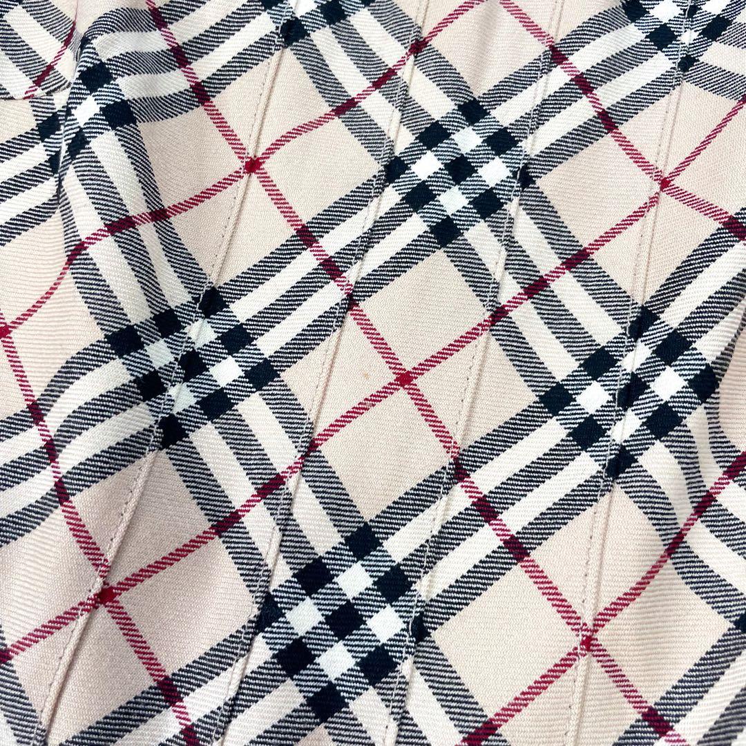 専用出品 美品✨BURBERRY ノバチェック ウール ワンピース プリーツ ノースリーブ 【BCD1862627059】(8400円)