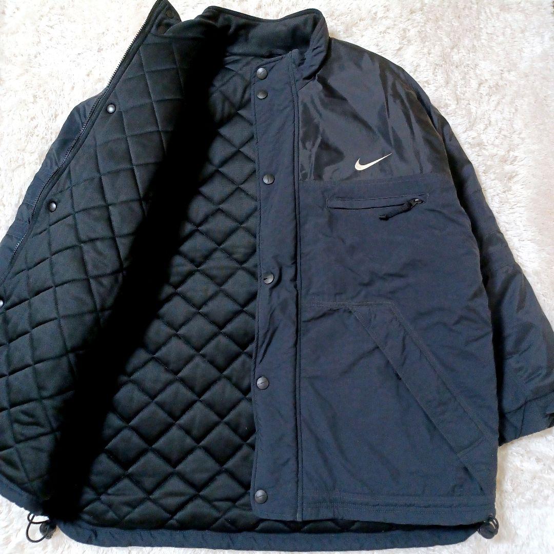 【希少】ナイキ NIKE 中綿ジャケット XL 刺繍ロゴ ブルゾン 銀タグ 12,506円