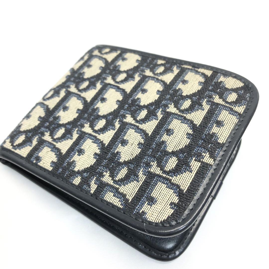 廃盤　美品✨　DIOR オブリーク　トロッター　折り財布　ディオールオム
