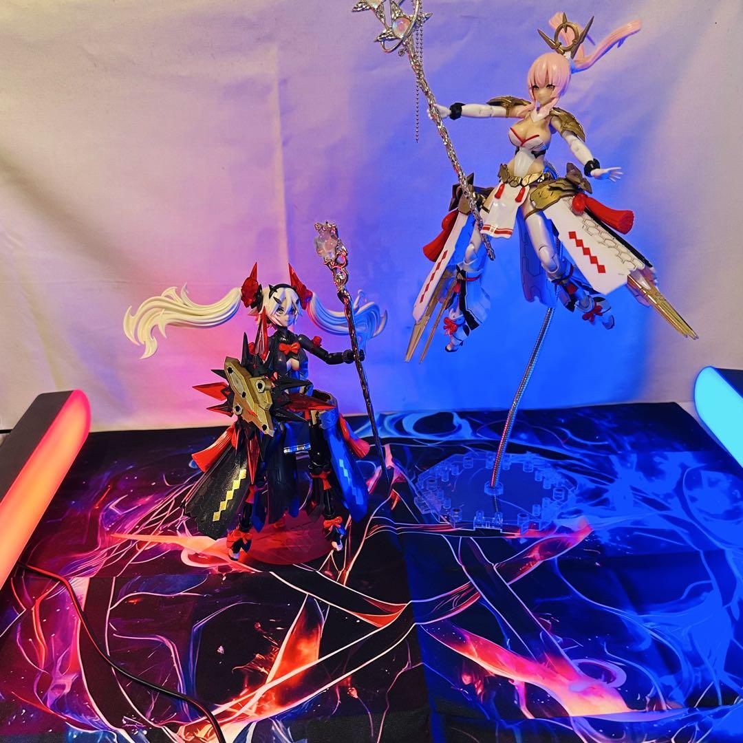メガミデバイス　レガリア2体　スサノヲ　アマテラス　組み立て完成品