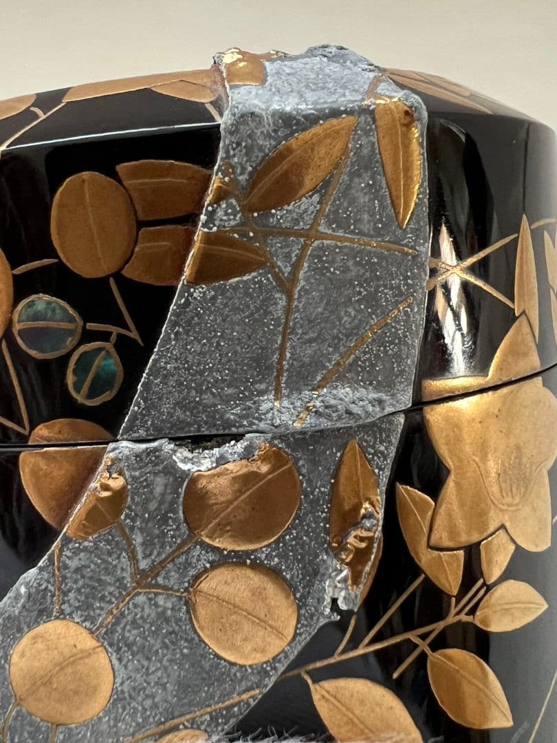 武蔵野 雪吹(ふぶき)棗 3代清石 (川谷内正廣) 堀内宗完箱書き