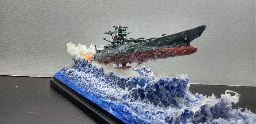 バンダイ.メカコレシリーズ.宇宙戦艦ヤマト2199ジオラマ完成品