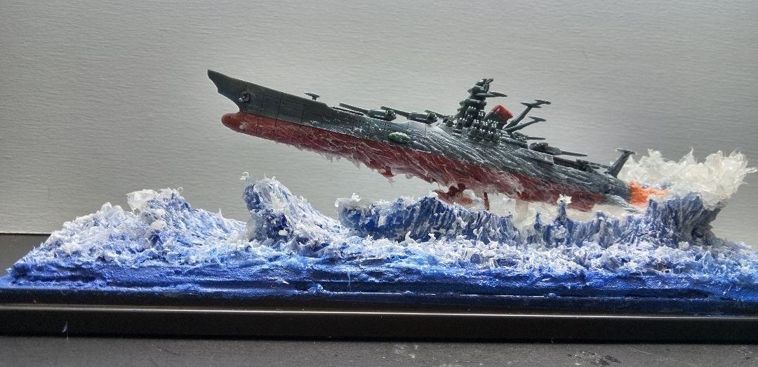 バンダイ.メカコレシリーズ.宇宙戦艦ヤマト2199ジオラマ完成品