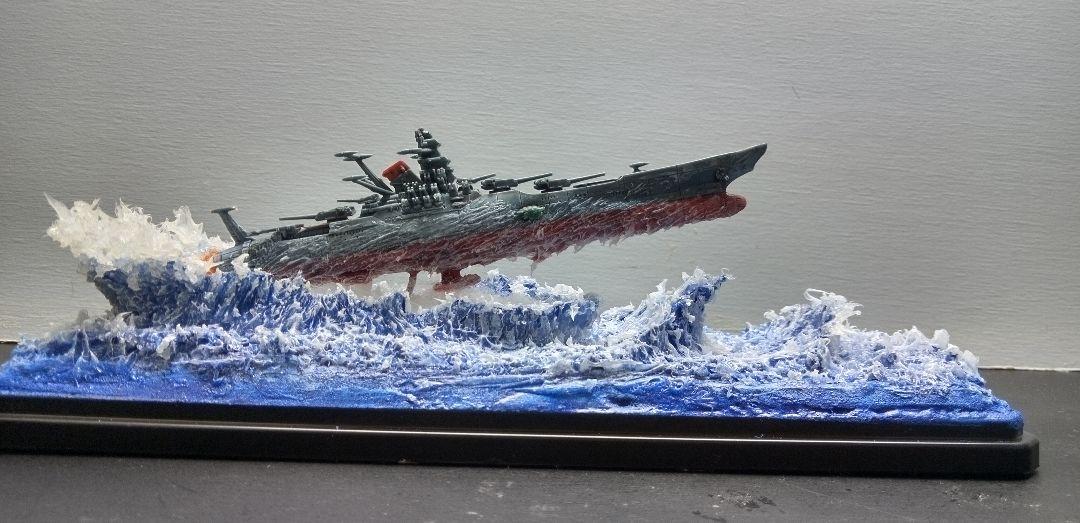 バンダイ.メカコレシリーズ.宇宙戦艦ヤマト2199ジオラマ完成品