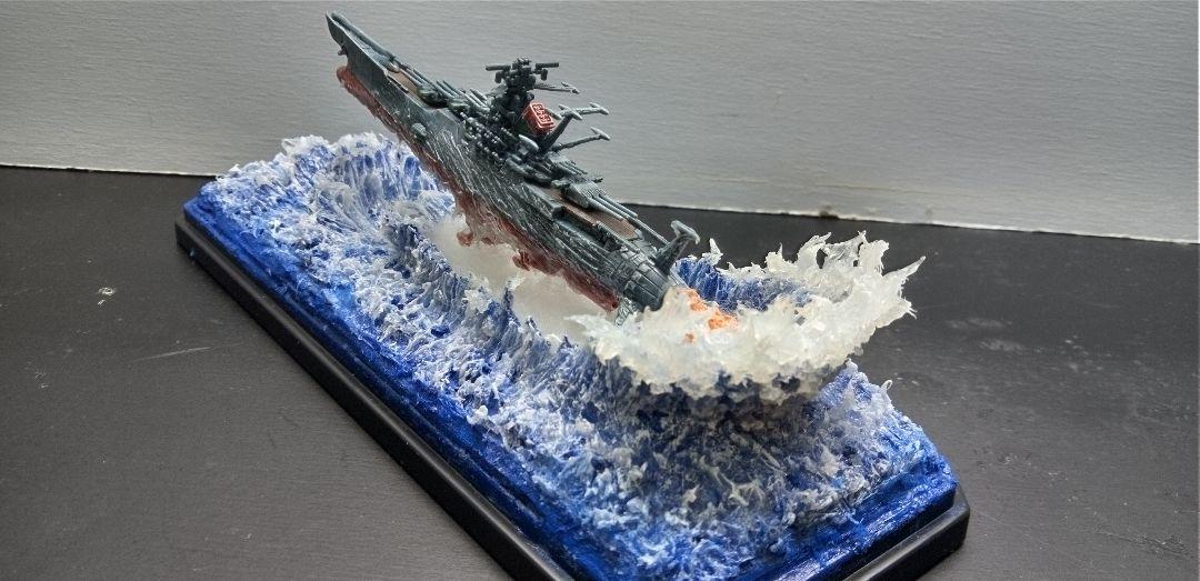 バンダイ.メカコレシリーズ.宇宙戦艦ヤマト2199ジオラマ完成品