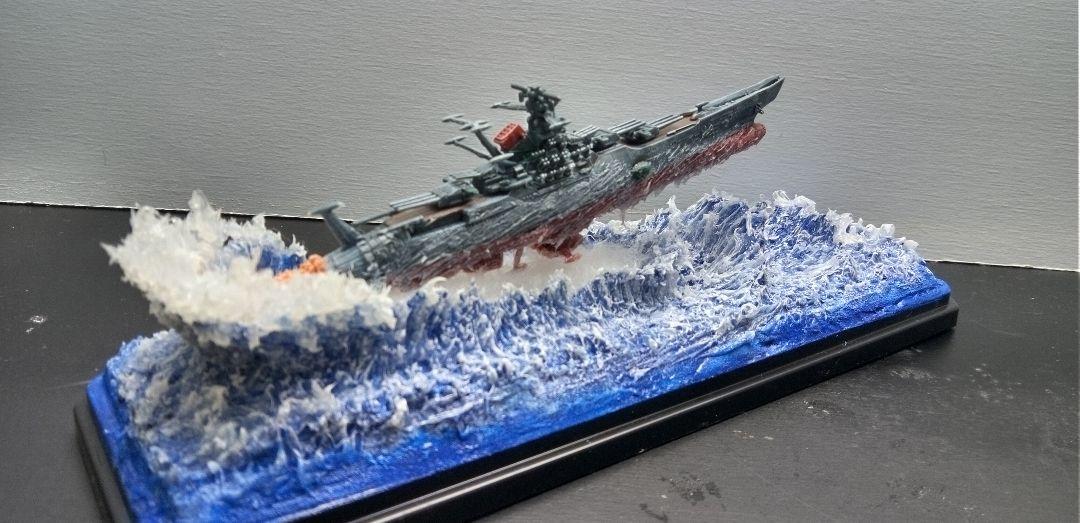 バンダイ.メカコレシリーズ.宇宙戦艦ヤマト2199ジオラマ完成品