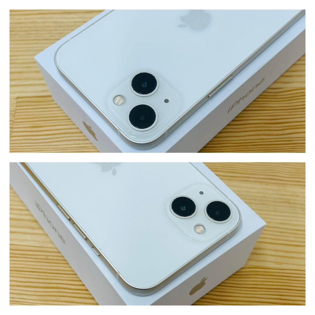 B 100% iPhone 13 スターライト　128 GB SIMフリー　本体