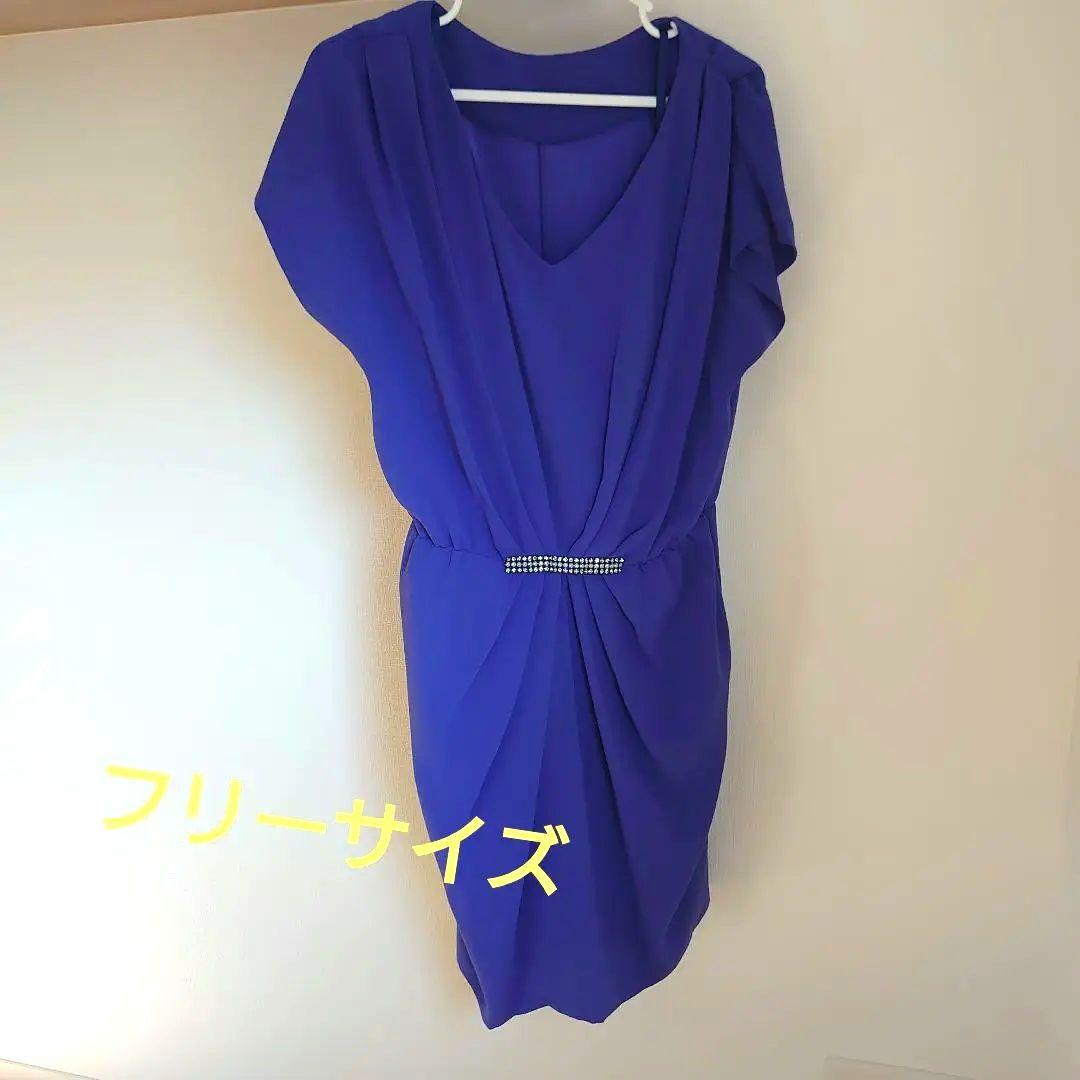 Petirobe パーティードレス ブルー 青 結婚式