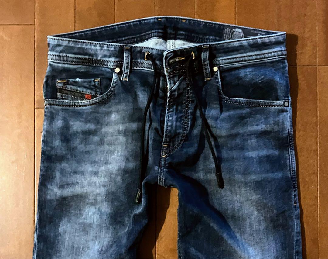 こぐまナナ【美品】ディーゼル ジョグ THOMMER CB-NE W32 ☆DIESEL THOMMER CB-NE ディーゼル ジョグジーンズ W32