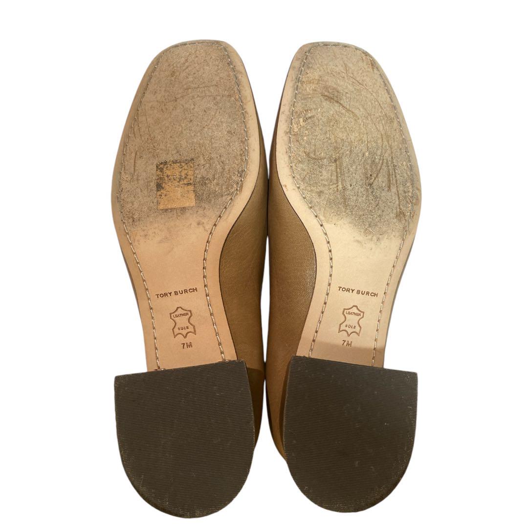 TORY BURCH ジョージア パンプ ローファー レザー 24cm