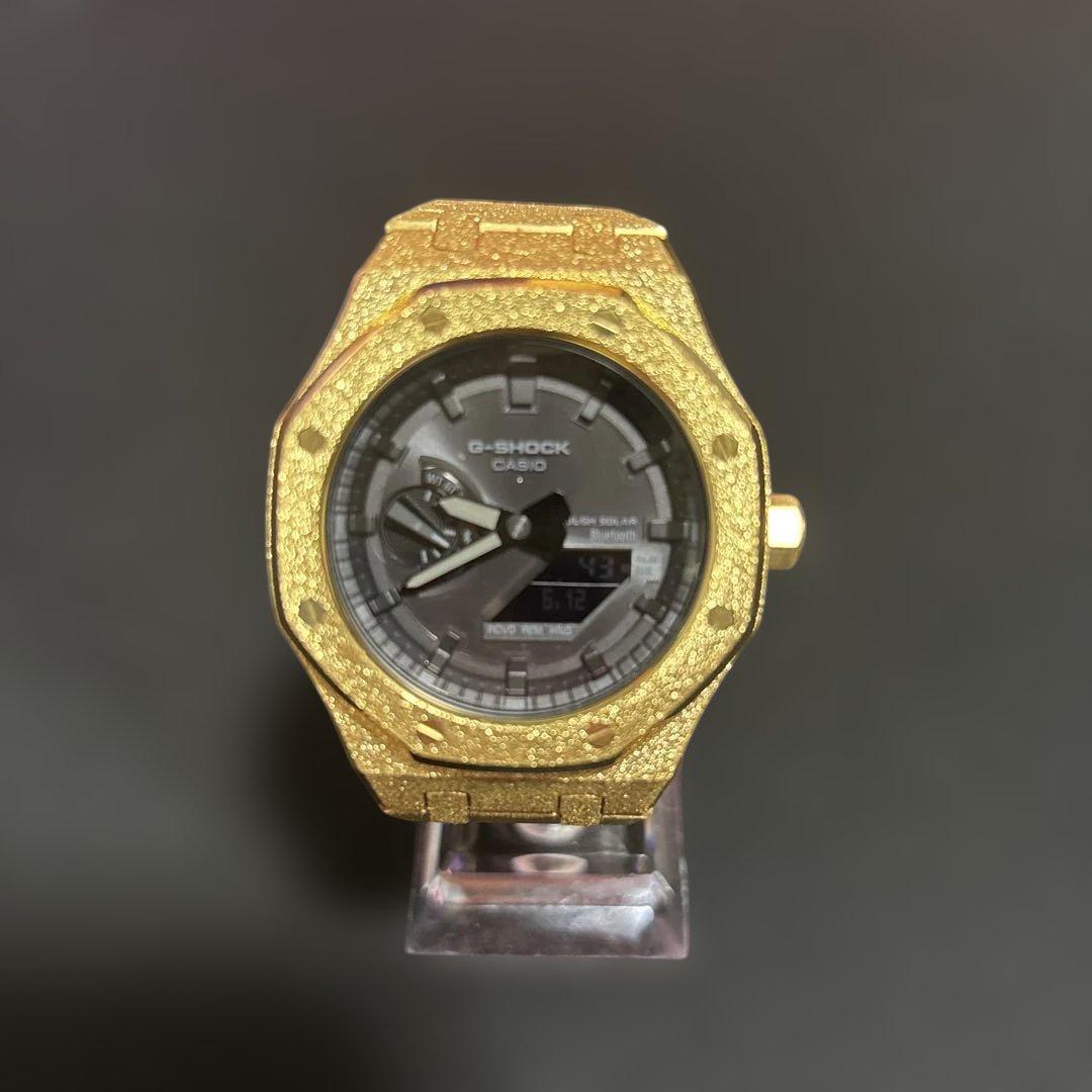 G-SHOCK GA-2100ゴールドカスタムBluetooth(極美品)